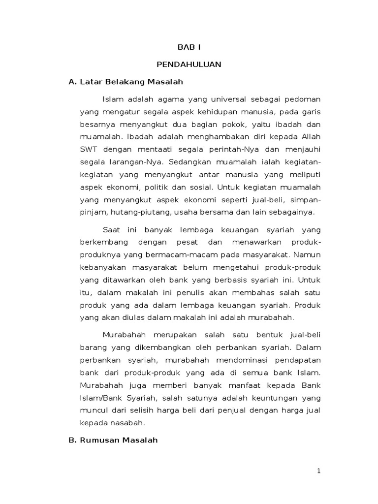 Makalah Murabahah