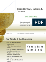 India: Heritage, Culture, & Customs