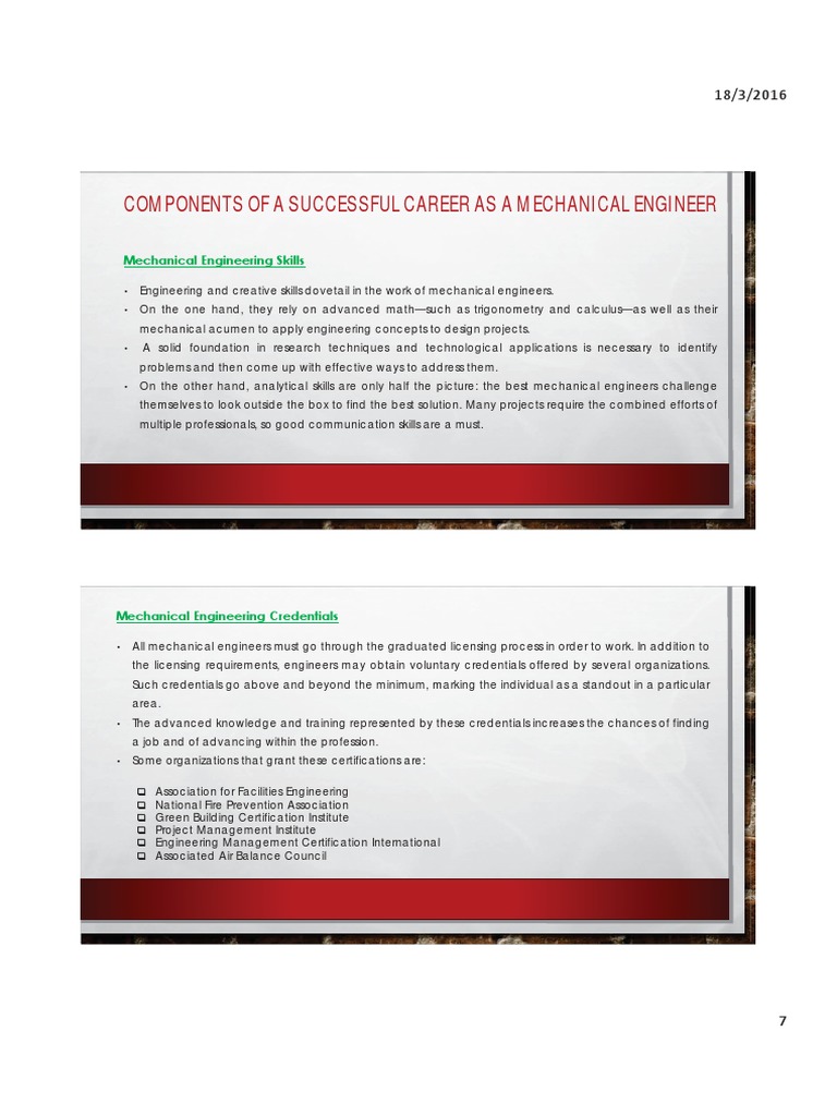 Mechanical Engineering Career Guide | PDF | Art