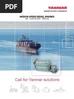 Call For Yanmar Solutions: Medium Speed Diesel Engines