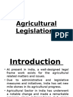 Agricultural Legislation
