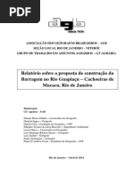 Relatório AGB - Barragem Guapiaçu