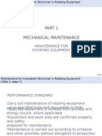 Mechanical Maintenance: Maintenance For Rotating Equipment