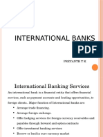 International Banks: Preyanth T K