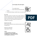 Public Finance - Basic Concepts, Ties and Aspects: Aim of This Chapter