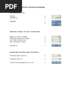 Current & Voltage Calc