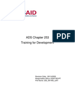 ADS Chapter 253 Training For Development