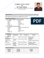 CV Format BD | Bangladesh | Dhaka