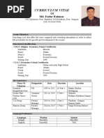 CV Format BD | Bangladesh | Dhaka