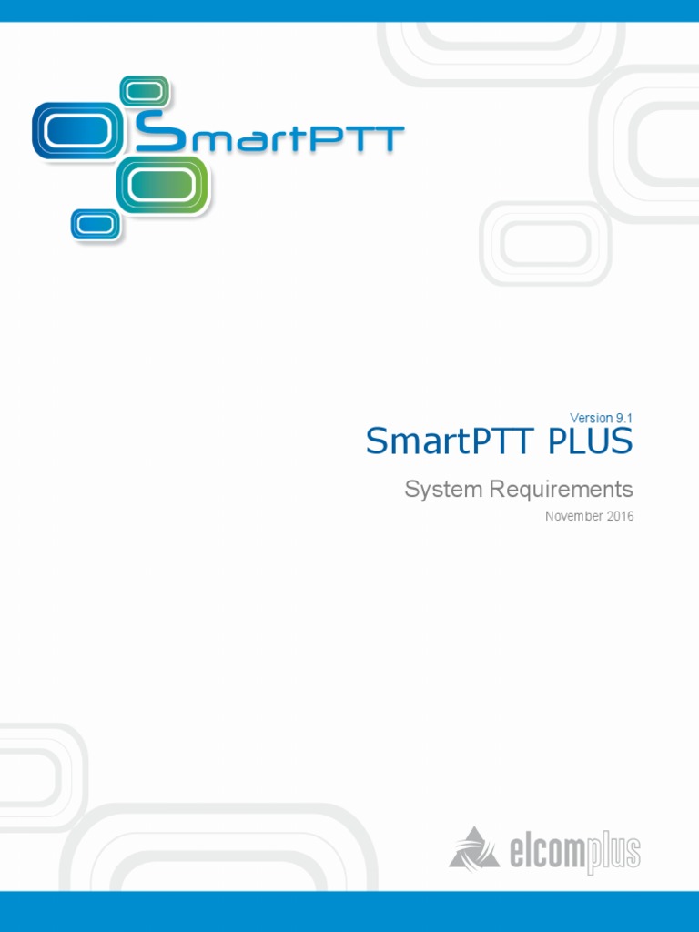 SmartPTT PLUS System Requirements | PDF | Port (Computer Networking ...
