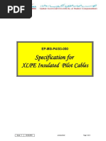 EP-MS-P4-S3-050 - XLPE Insulated Pilot Cables - (KM Material Spec)