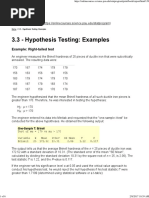 Example: Right-Tailed Test: Home 3.3 - Hypothesis Testing: Examples