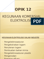 Termokimia 12 - Kegunaan Elektrolisis