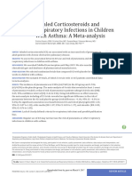 Inhaled Corticosteroids and Respiratory Infections in Children With Asthma: A Meta-Analysis