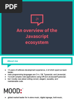 An Overview of The Javascript Ecosystem