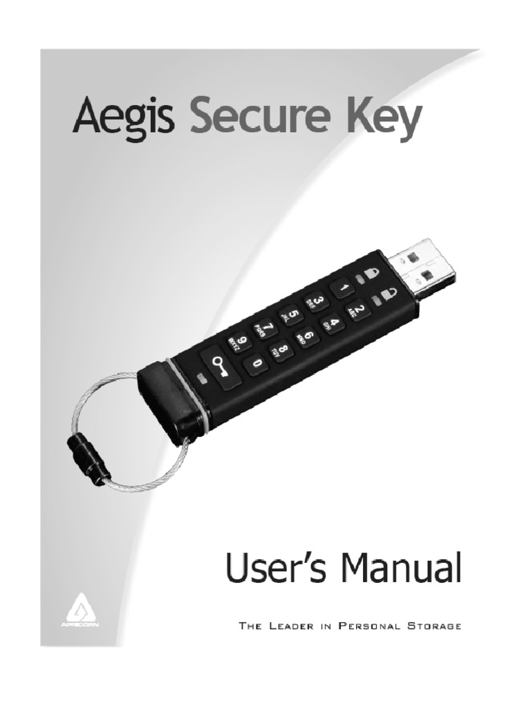 Aegis Secure Key Manual 972012 r3 Personal Identification Number