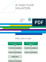Free Cash Flow Valuation: Presenter Venue Date