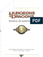 D&D 4ta edición. Manual de Monstruos.