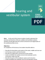 BDS1051 The Ear Hearing and Vestibular System (Lecture)