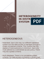 Heterogeneity in Distributed System