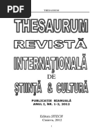 Revista Thesaurum Nr. 1, 2 - Adriana Raducan