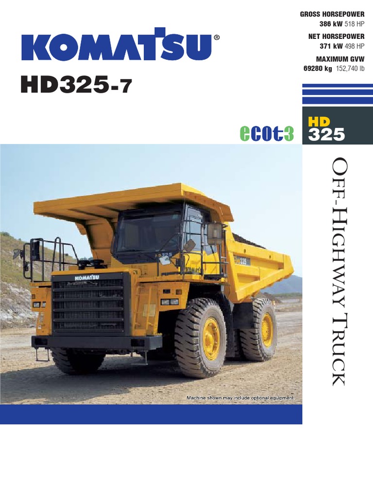HD325 7 - Cen00093 03 | PDF | Suspension (Vehicle) | Transmission ...