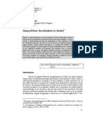 Gypsy Ethnic Socialization in Serbia: Jelena Čvorović