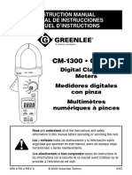 CM-1300 - CM-1350: Instruction Manual Instruction Manual Manual de Instrucciones Manuel D'Instructions