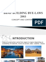 BBMP Building Bye-Laws 2003: Concept and Contents