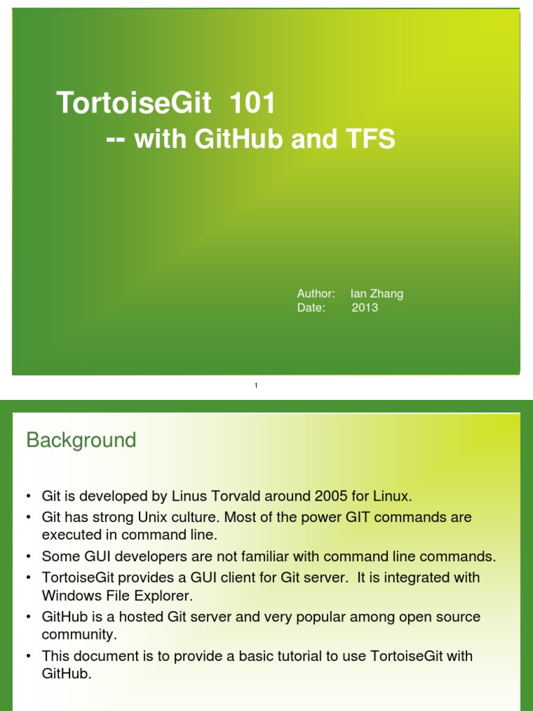 Tortoise Git PDF Microsoft Windows Software Engineering
