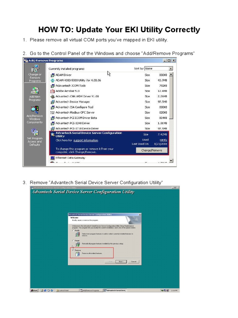 HOW TO Update Your EKI Utility Correctly PDF