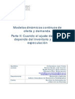 Un Modelo de Oferta y Demanda Continuo Con Especulacion PDF