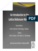 An Introduction To The Lattice Boltzmann Method