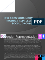 How Does Your Media Product Represent Social Groups8 Edit