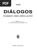 Platao - Os pensadores - O Banquete, Fedon, Sofista, Politico.pdf
