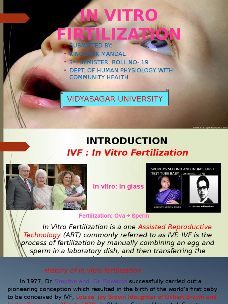 In Vitro Fertilization Overview and Process | PDF | In Vitro ...