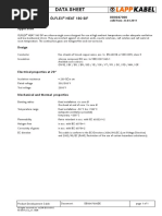 Data Sheet: Ölflex Heat 180 Sif