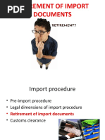 Download Retirement of Import Documents by vip_IITTM SN34176511 doc pdf