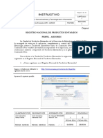 Instructivo de Control de Productos Envasados (CEP) ASESOR