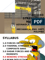 DJJ3103 Strength of Materials: Azunaidi B. Abdul Aziz Mechanical Eng. Dept. Polimas