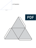 Desarrollo de sólidos geométricos: Tetraedro, Cubo, Prismas, Pirámides y más