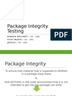 Package IntegrityTesting