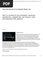 Download Apa Itu Aliran SyiAhKhawarij Murjiah Qadariyah Jabariayah MuTazilah Dan Ahlussunah WaljamaAh  Azzein Thea by Ediyansyah Ediyansyah SN341767929 doc pdf