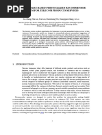 A Hybrid Fuzzy-based Personalized Recommender System for Telecom Products Services