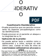 Cuestionario Desiderativo