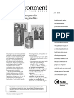 Environment: Special Materials Management in Photographic Processing Facilities