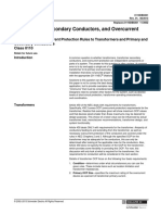 Transformers, Secondary Conductors, and Overcurrent Protection