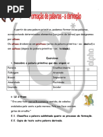 prefixação sufixação