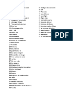 Listado Numerico | PDF | Ocio | Entretenimiento (general)