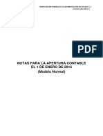 Notas Apertura Contable 2015 Modelo Normal-Versión Julio 2014(1)